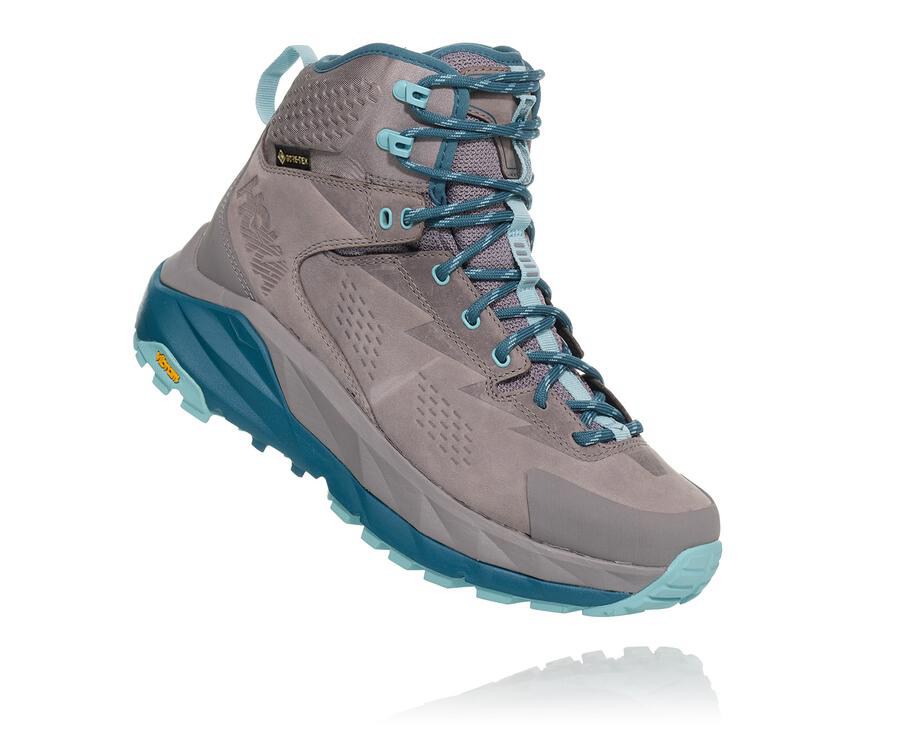 Hoka One One Hiking Boots Womens Grey - Kaha GORE-TEX - 40135DOJI